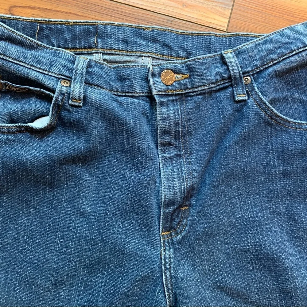Riders Relaxed Jeans, Women’s Size 14 Petite, Blue Denim Relaxed Fit High Rise